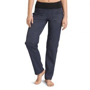 prAna Women's Summit Pant in Nautical Heather Blue XL NWT